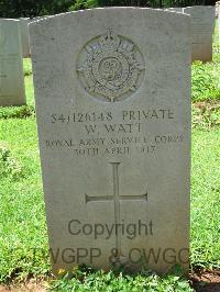 Dar Es Salaam War Cemetery - Watt, W